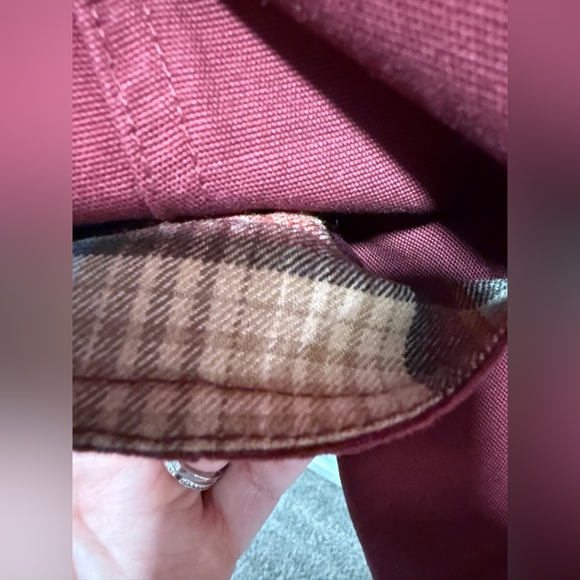 Pendleton Womens Crimson Canvas Coat - Picture 7 of 13